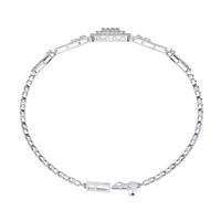 1.25 Carat Elegant Lab Grown Diamond Bangle Bracelet