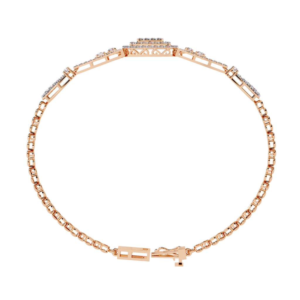 1.25 Carat Elegant Lab Grown Diamond Bangle Bracelet