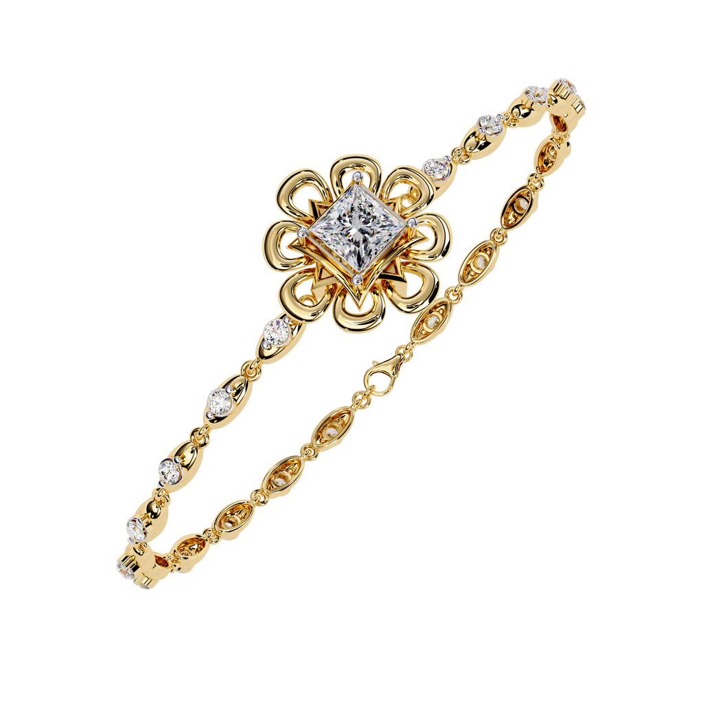 Brazalete elegante de diamantes de 1,25 quilates (copia)