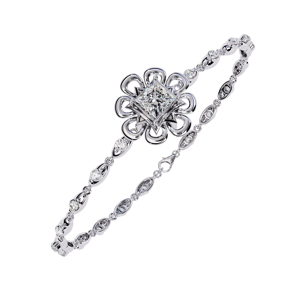Brazalete elegante de diamantes de 1,25 quilates (copia)