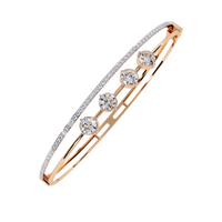 2.50 Carat Lab Grown Diamond Bangle Bracelet