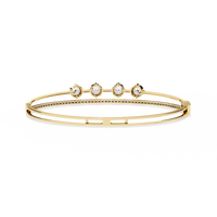 2.50 Carat Lab Grown Diamond Bangle Bracelet