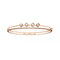 2.50 Carat Lab Grown Diamond Bangle Bracelet