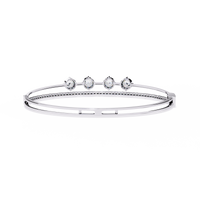 2.50 Carat Lab Grown Diamond Bangle Bracelet