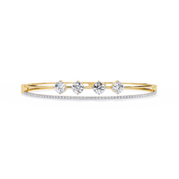 2.50 Carat Lab Grown Diamond Bangle Bracelet