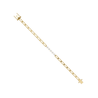 5-Stone Lab Grown Diamond Bracelet – 7 Inches