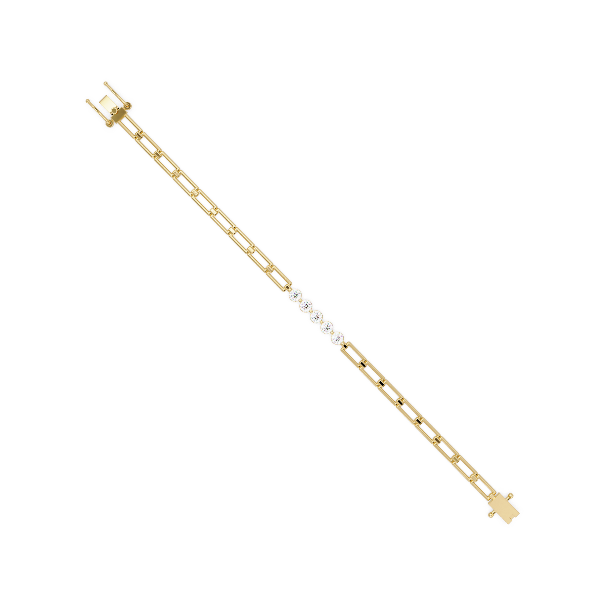 Brazalete elegante de diamantes de 1,25 quilates (copia)