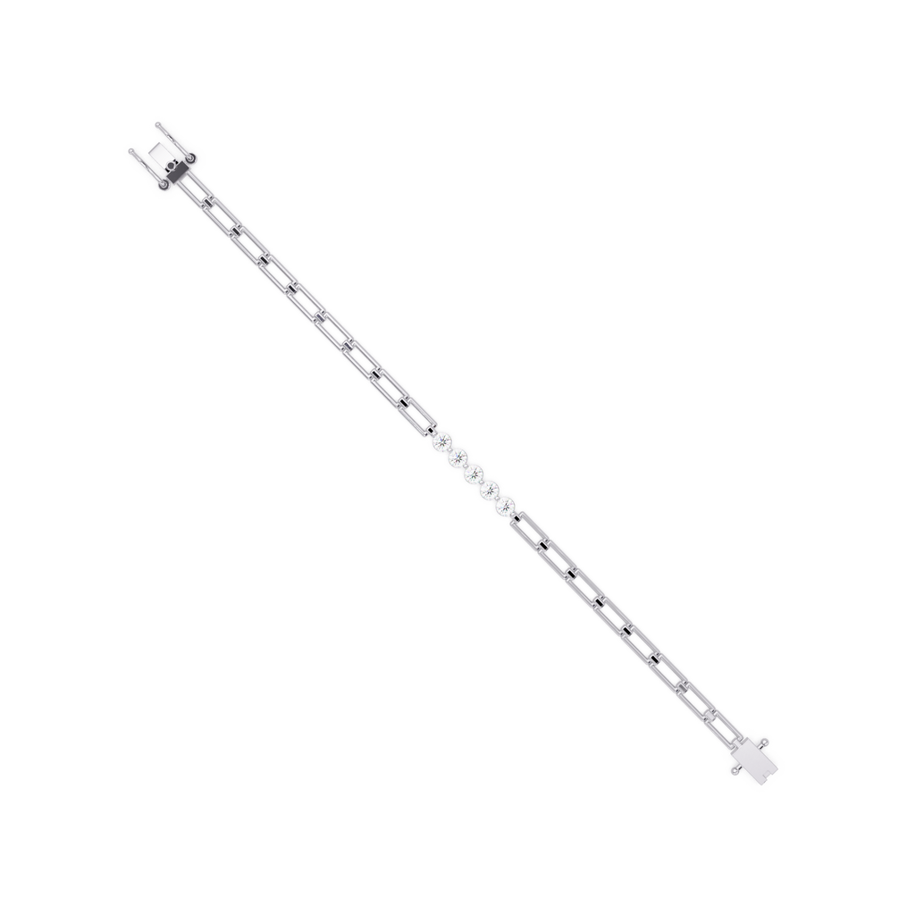 5-Stone Lab Grown Diamond Bracelet – 7 Inches