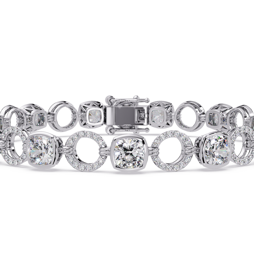 Brazalete elegante de diamantes de 1,25 quilates (copia)