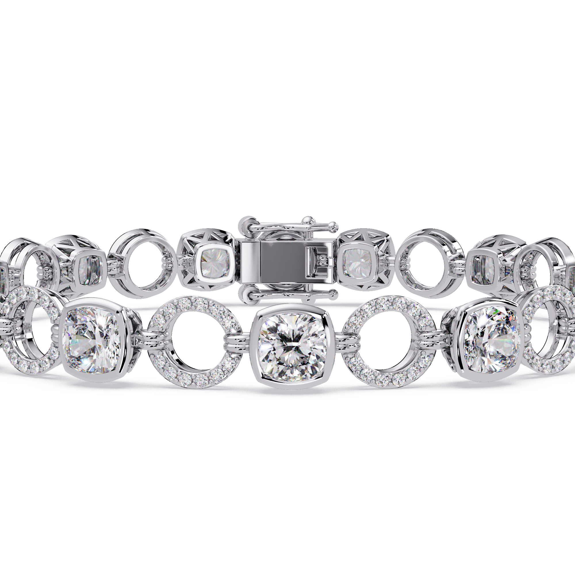 Brazalete elegante de diamantes de 1,25 quilates (copia)