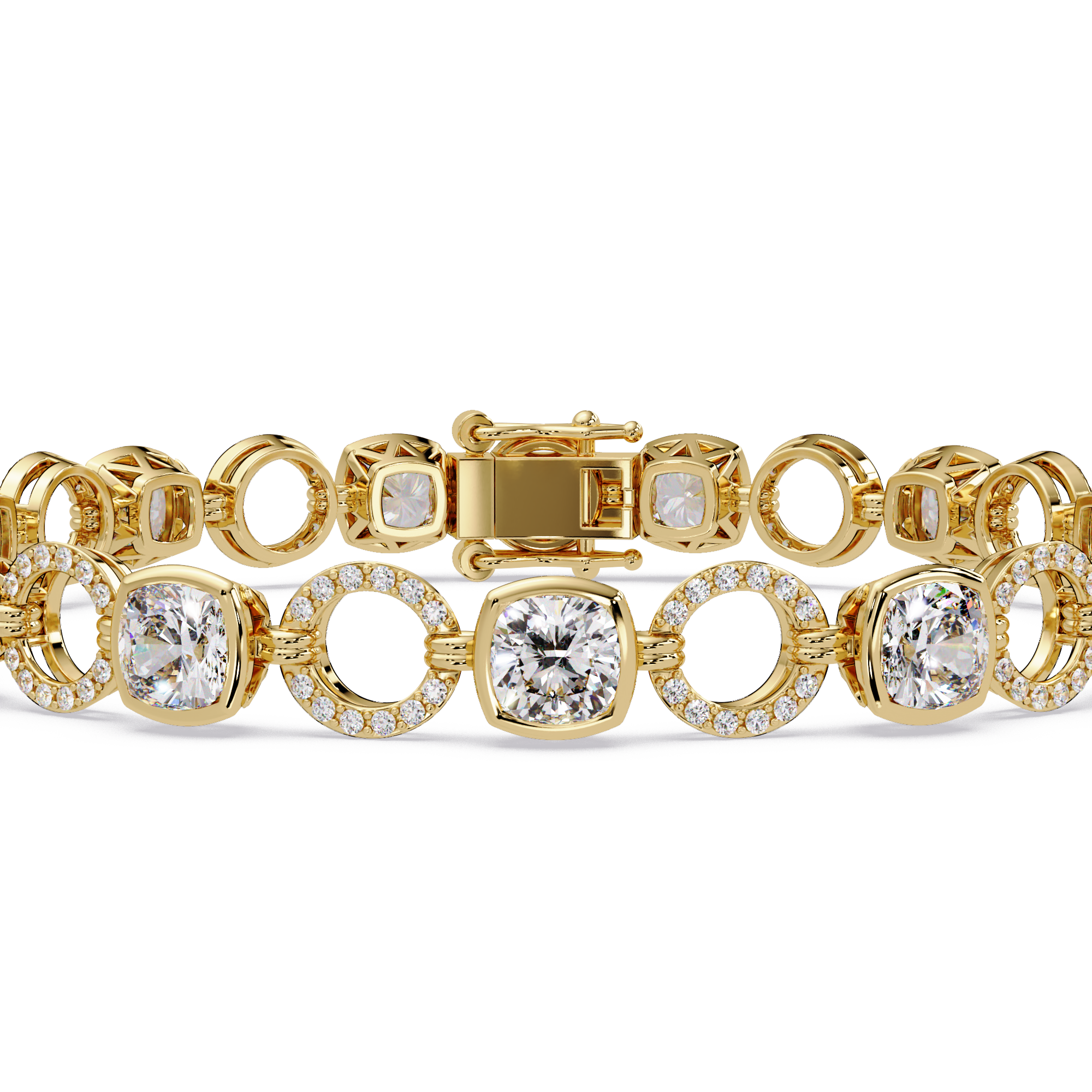 Brazalete elegante de diamantes de 1,25 quilates (copia)