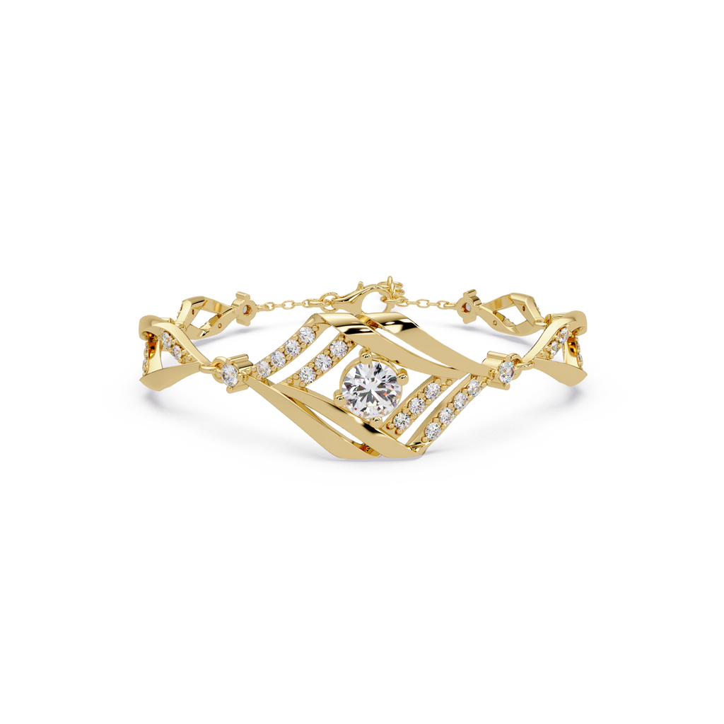 Brazalete elegante de diamantes de 1,25 quilates (copia)