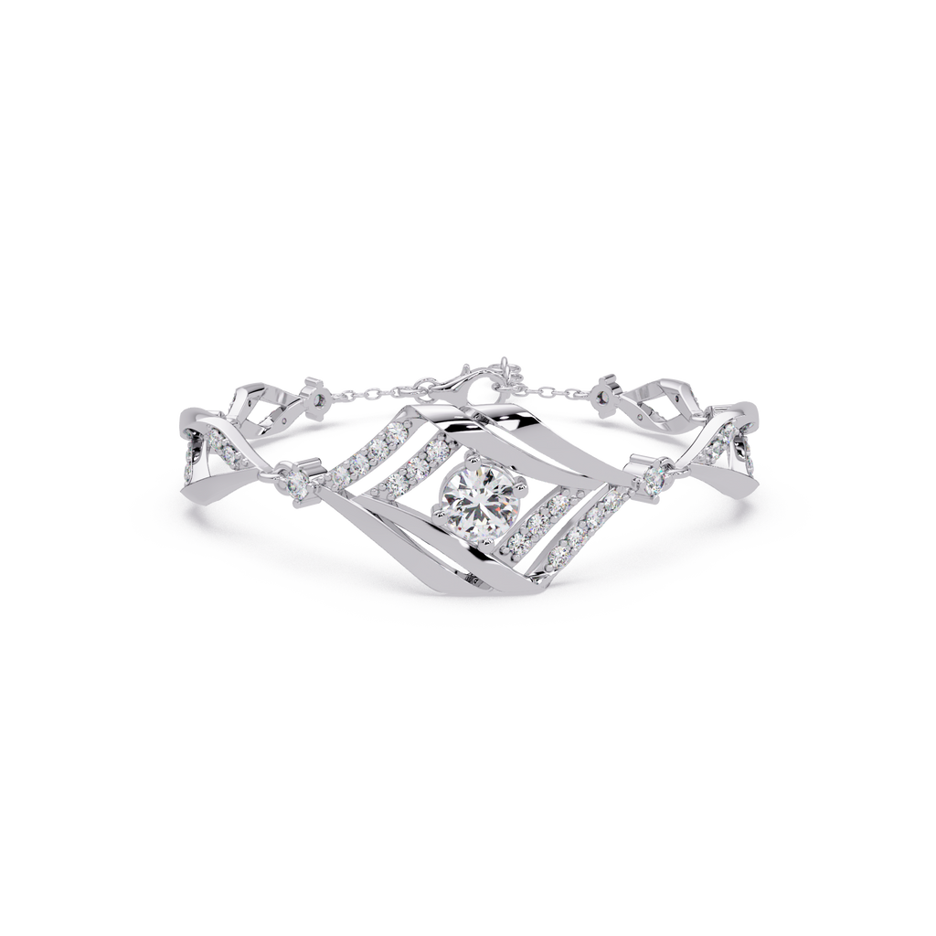 Brazalete elegante de diamantes de 1,25 quilates (copia)