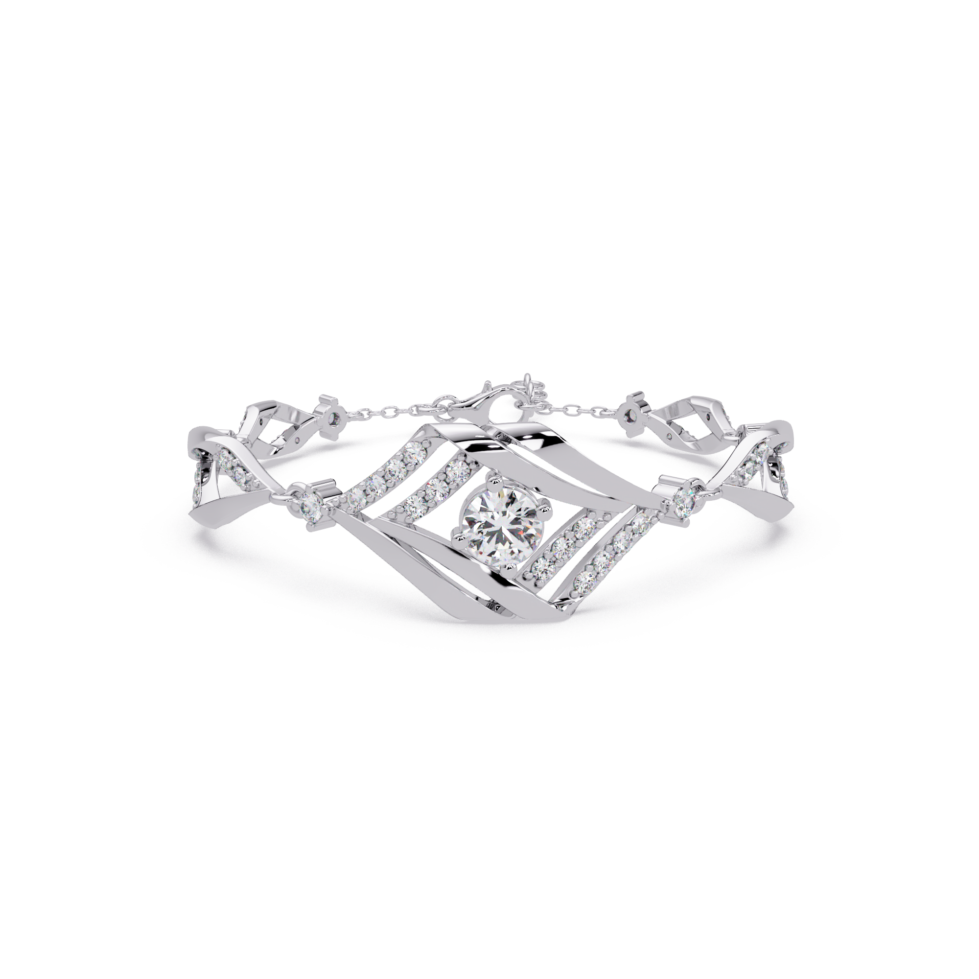 Brazalete elegante de diamantes de 1,25 quilates (copia)