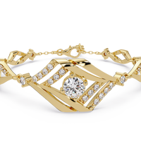 Brazalete elegante de diamantes de 1,25 quilates (copia)