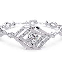 Brazalete elegante de diamantes de 1,25 quilates (copia)