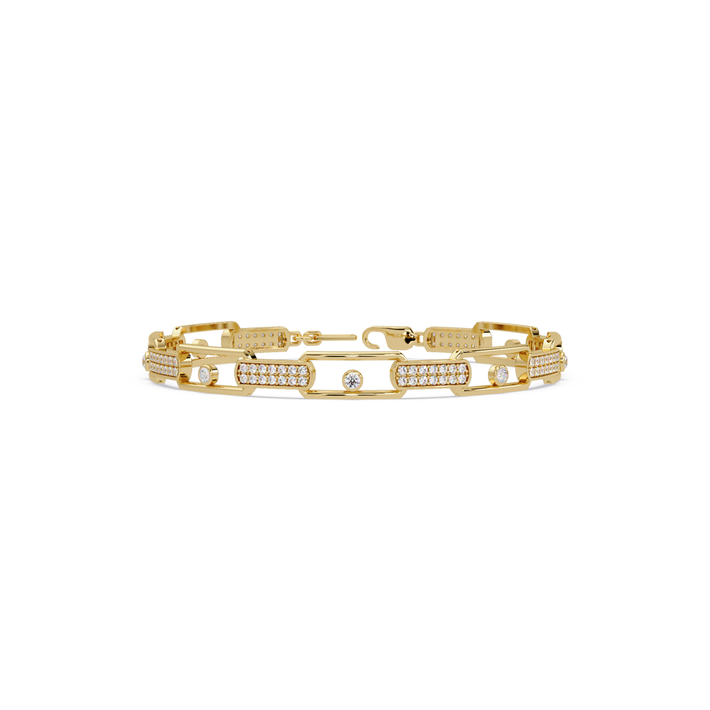 Brazalete elegante de diamantes de 1,25 quilates (copia)