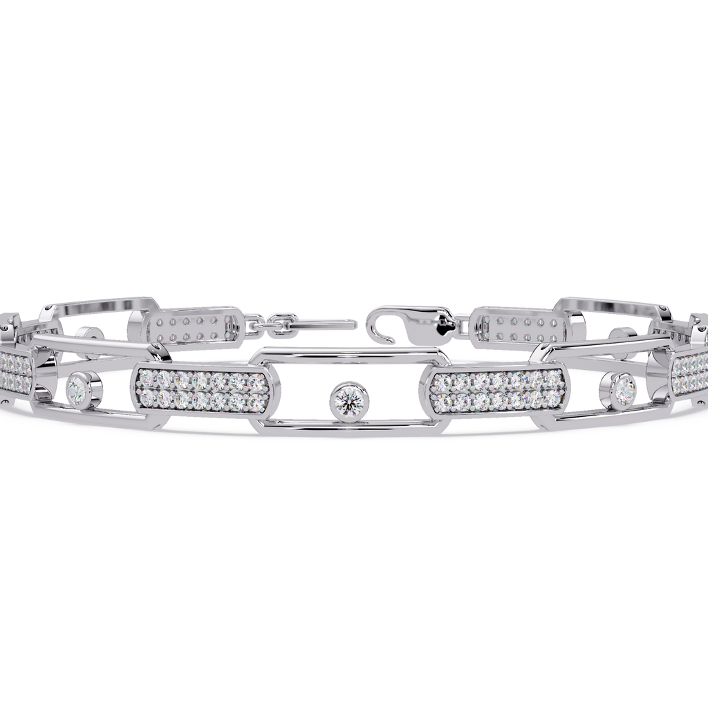 Brazalete elegante de diamantes de 1,25 quilates (copia)