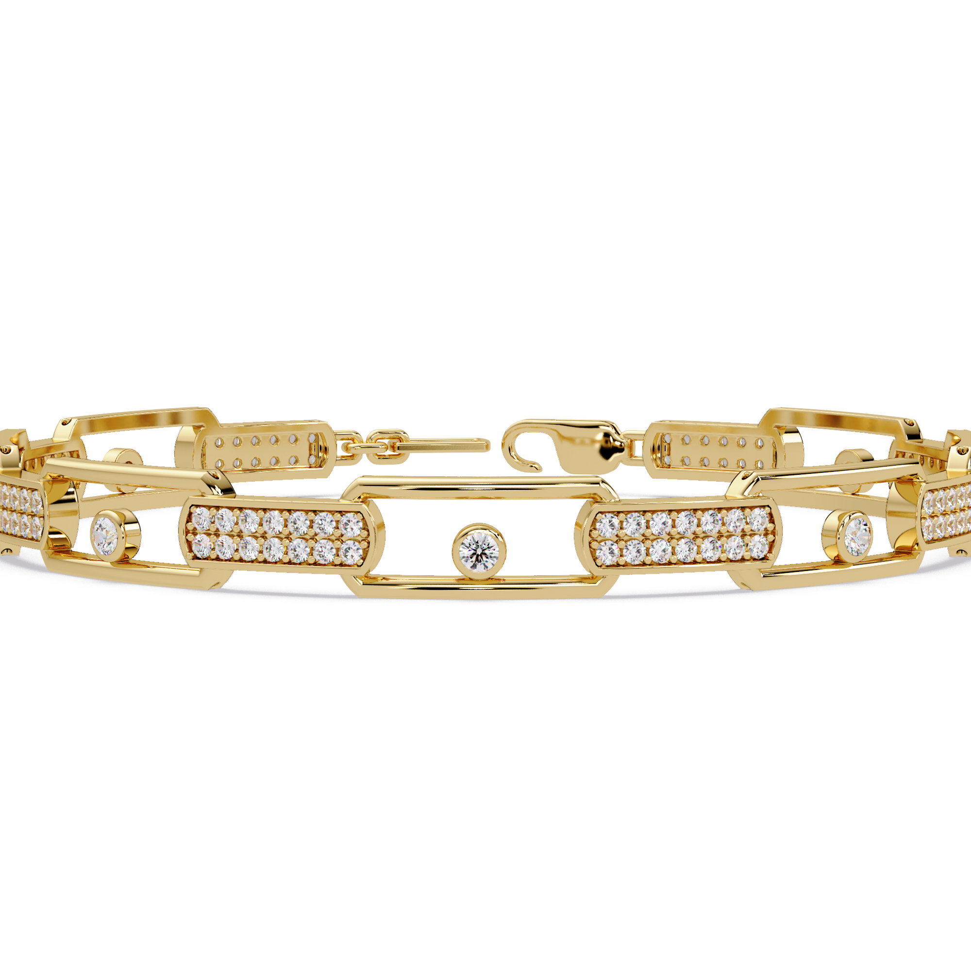 Brazalete elegante de diamantes de 1,25 quilates (copia)