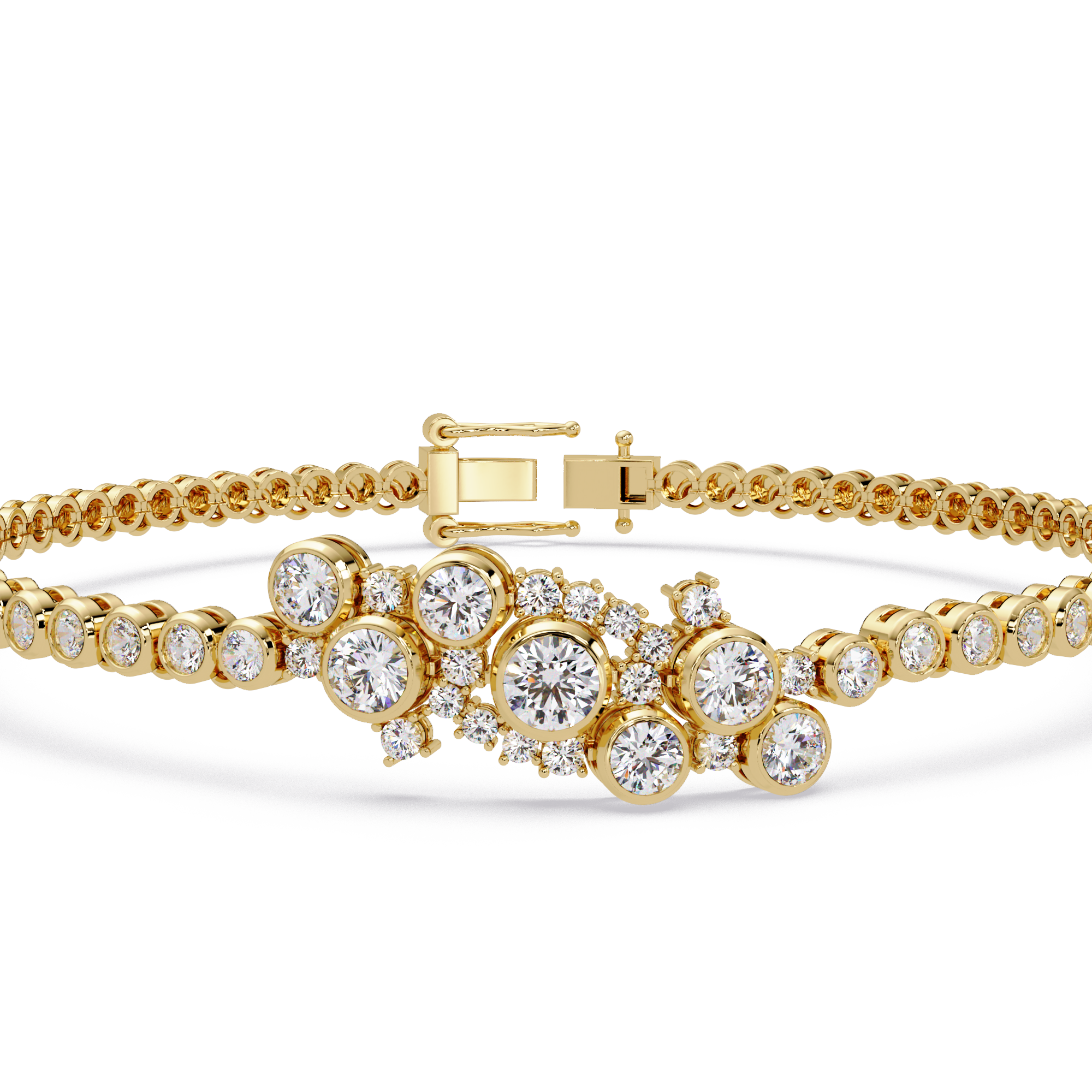 Brazalete elegante de diamantes de 1,25 quilates (copia)