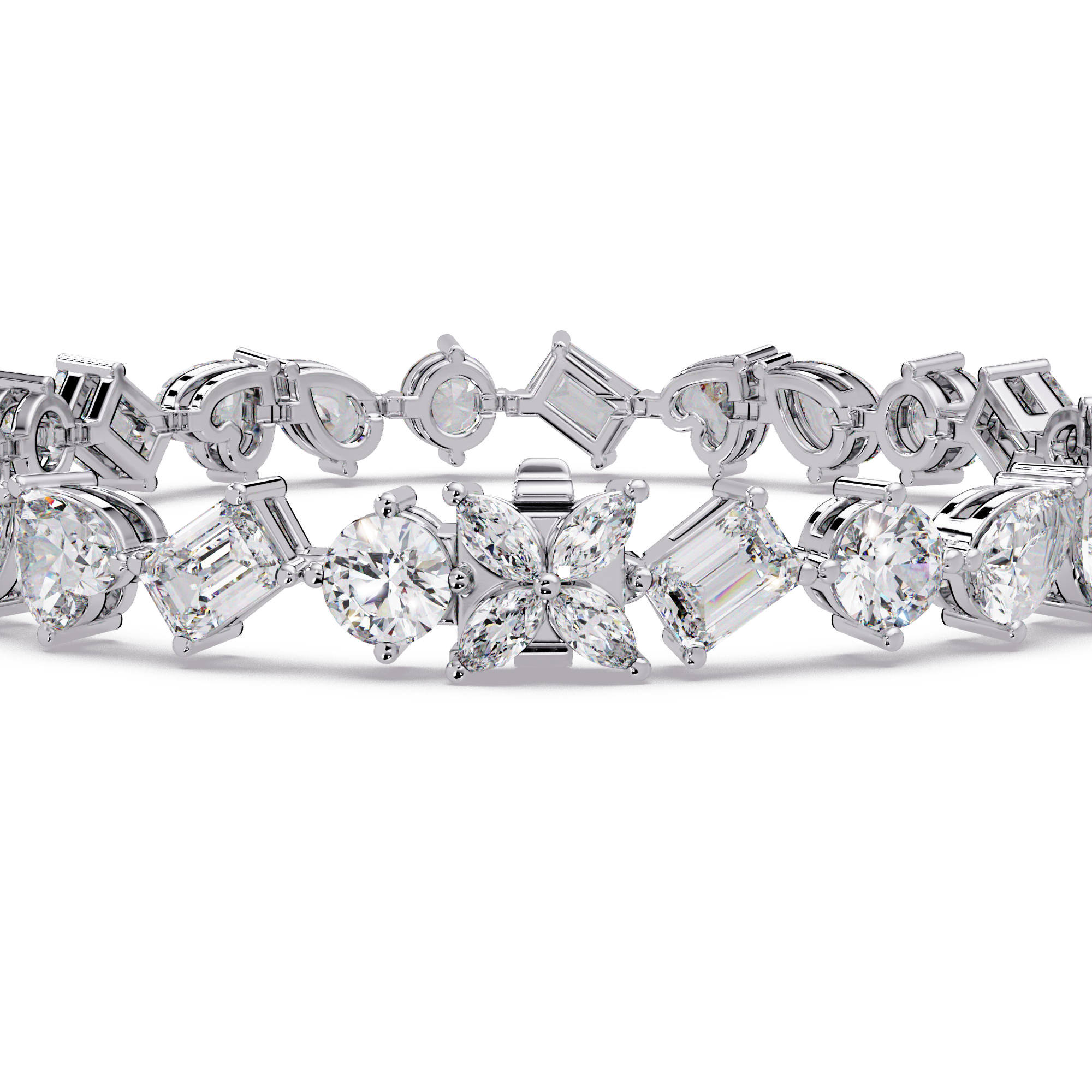 Brazalete elegante de diamantes de 1,25 quilates (copia)