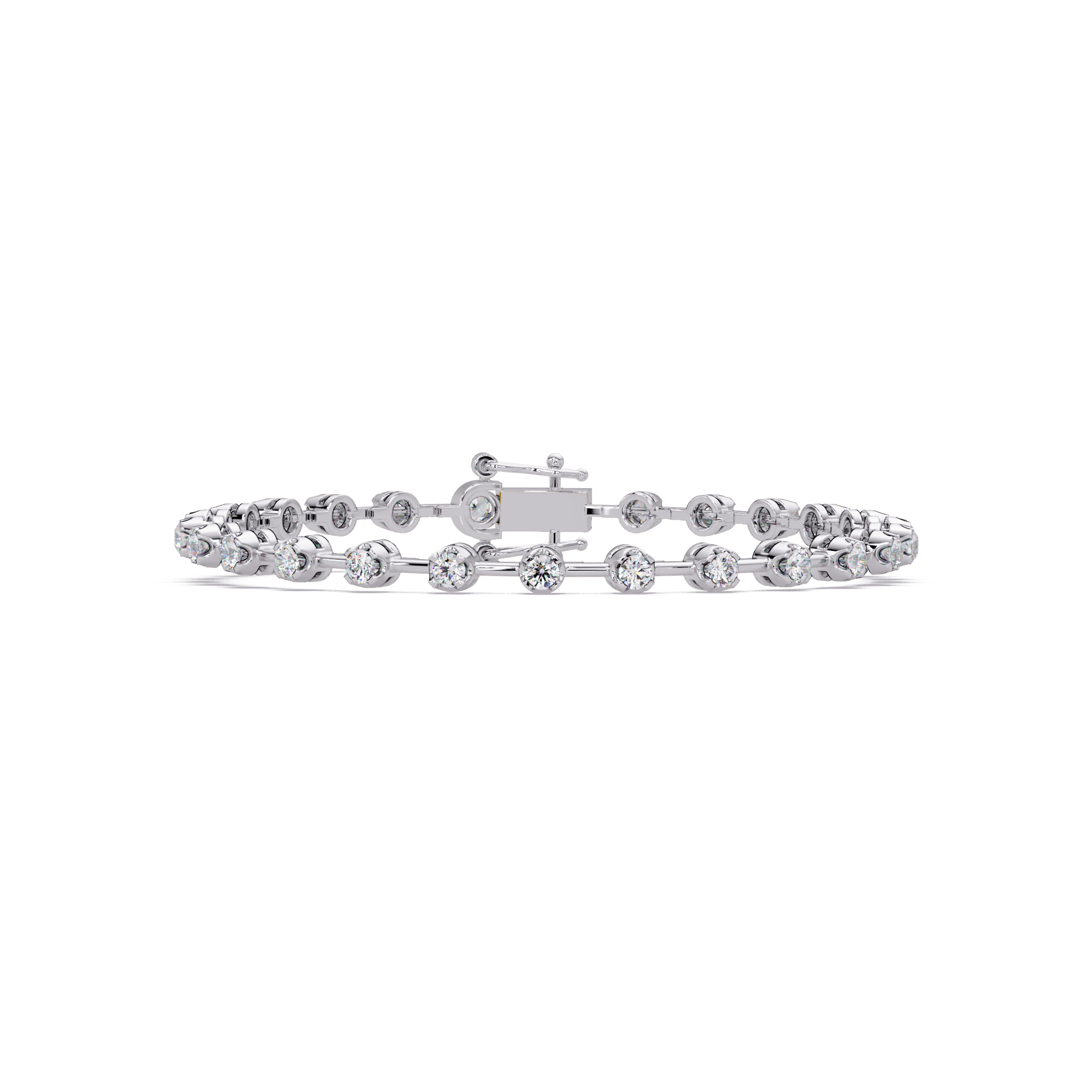 Brazalete elegante de diamantes de 1,25 quilates (copia)