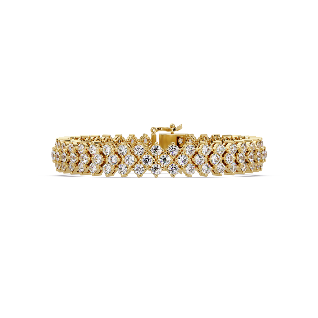 Brazalete elegante de diamantes de 1,25 quilates (copia)