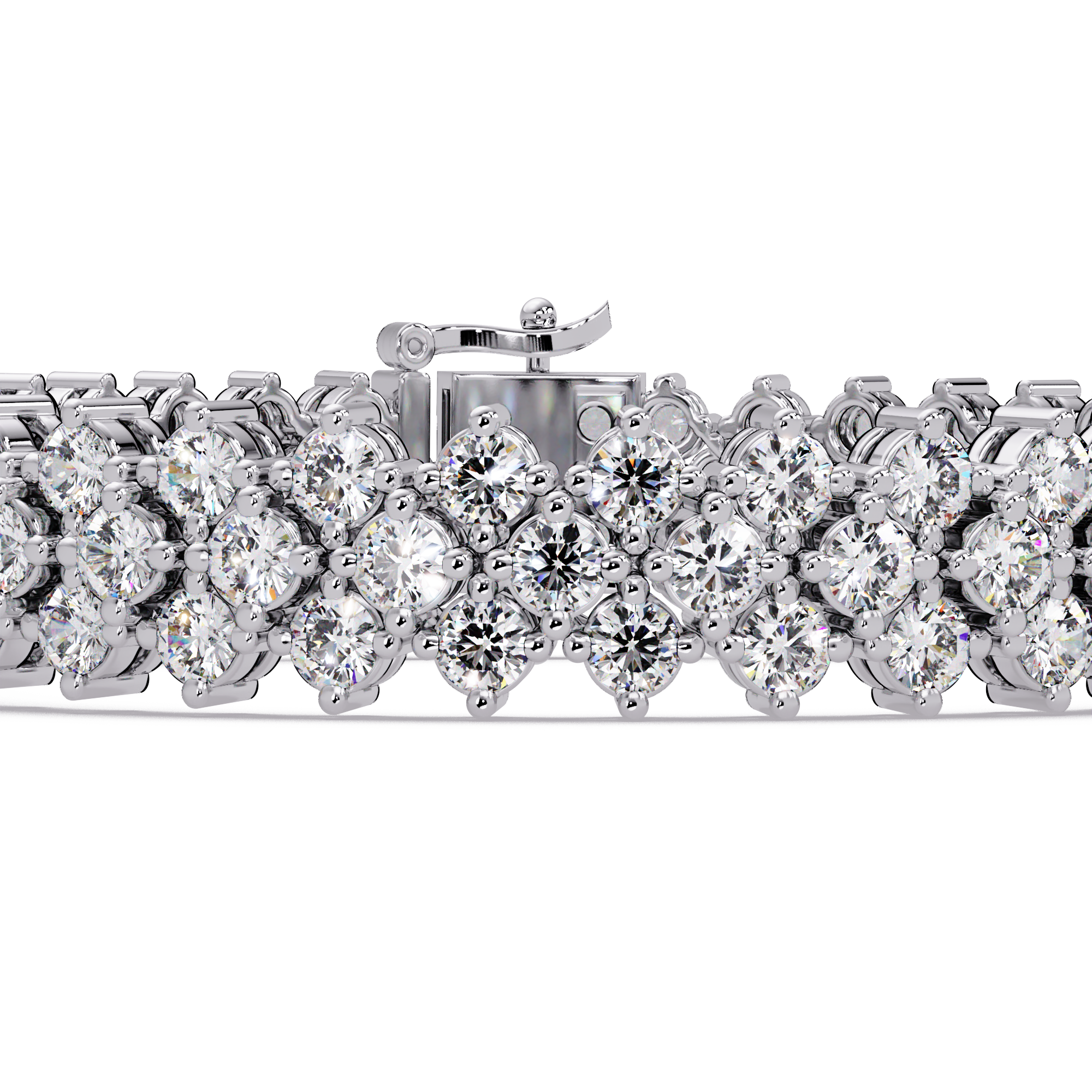 Brazalete elegante de diamantes de 1,25 quilates (copia)