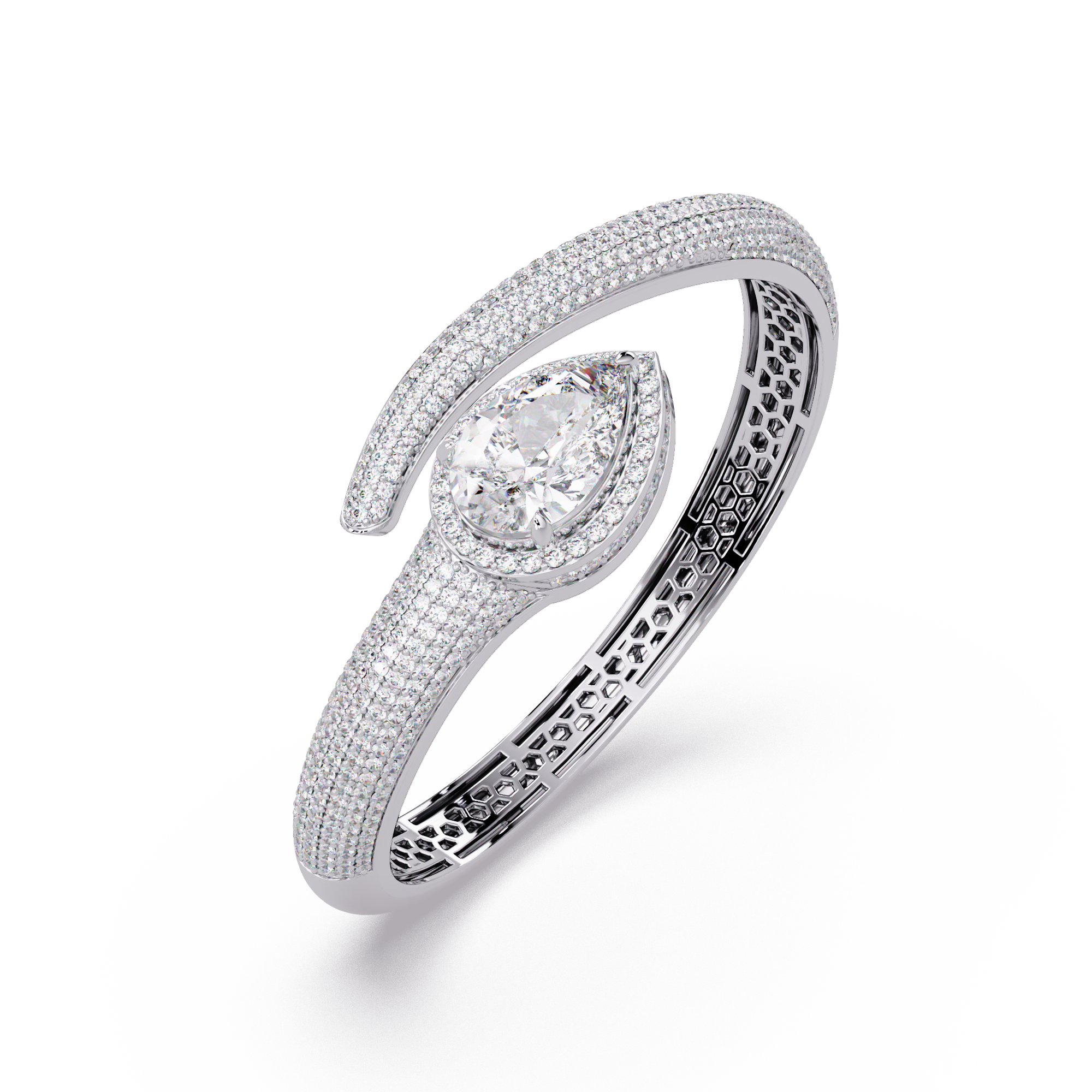 Brazalete elegante de diamantes de 1,25 quilates (copia)