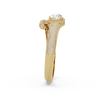 17.50 Carat Pear Shape Lab Grown Diamond Bangle Bracelet