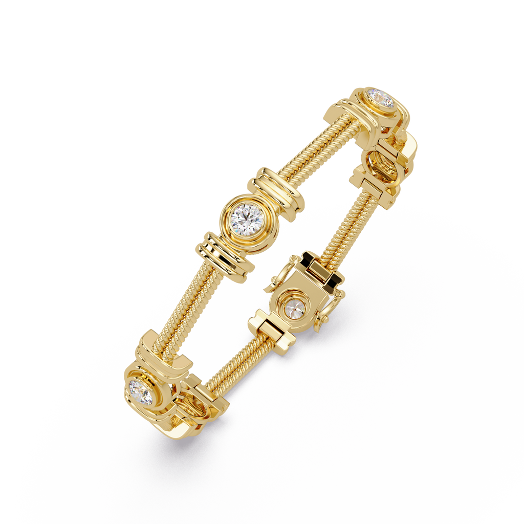 Brazalete elegante de diamantes de 1,25 quilates (copia)