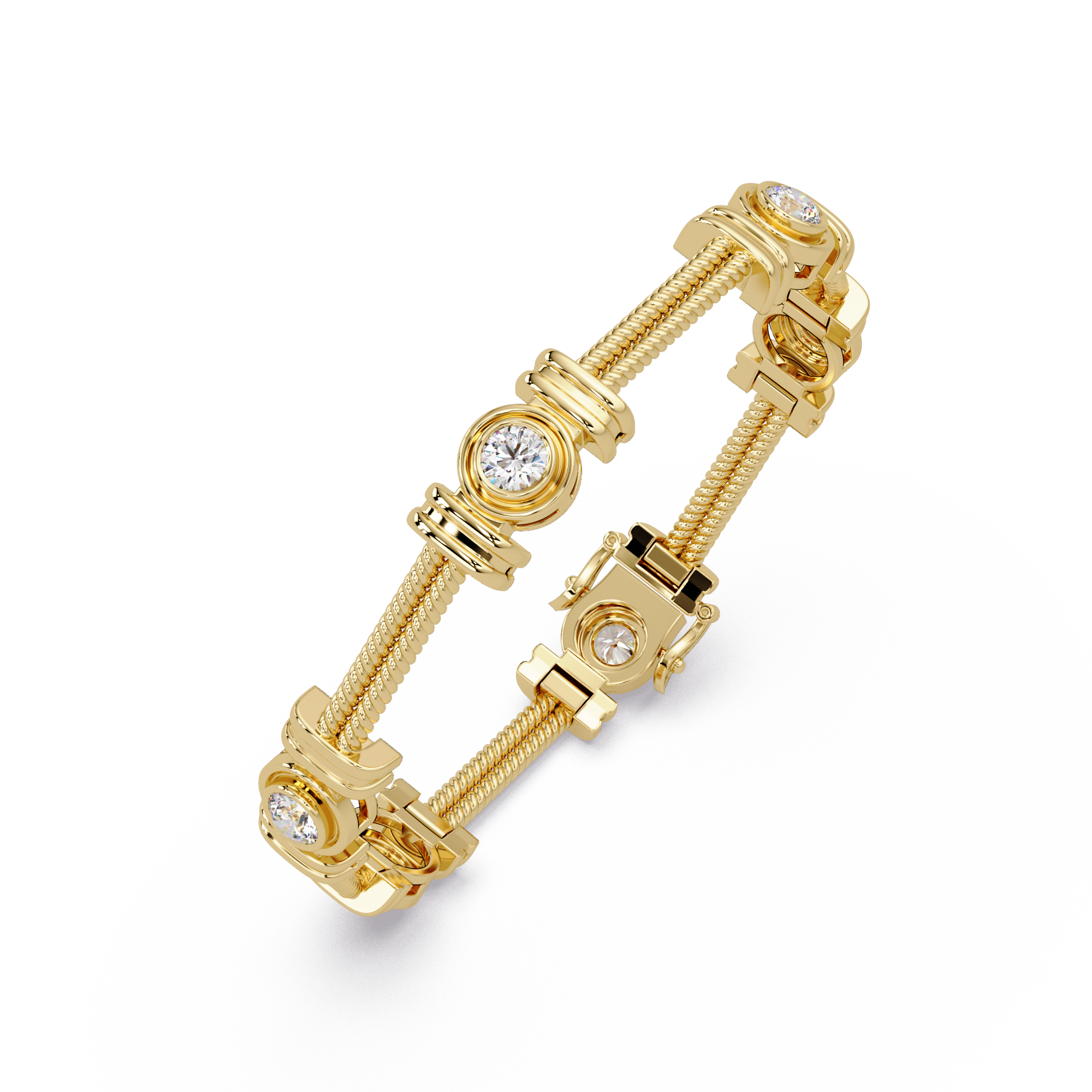 Brazalete elegante de diamantes de 1,25 quilates (copia)