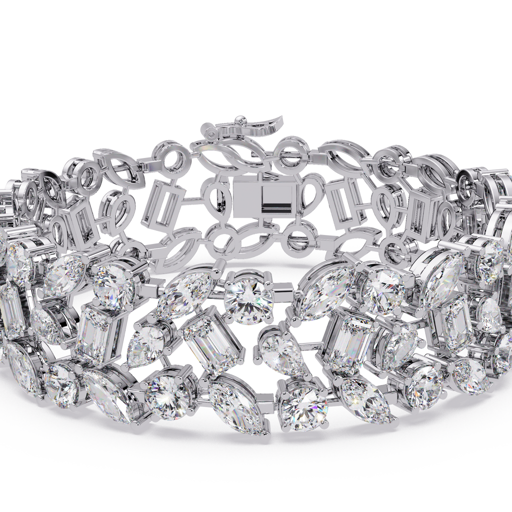 Brazalete elegante de diamantes de 1,25 quilates (copia)