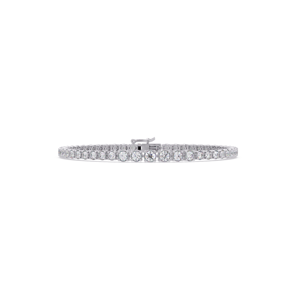 3.75 Carat Lab Grown Diamond Tennis Bracelet