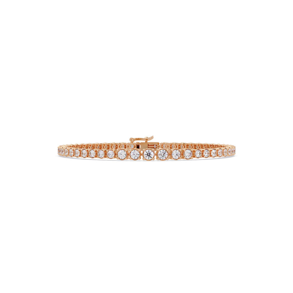 3.75 Carat Lab Grown Diamond Tennis Bracelet