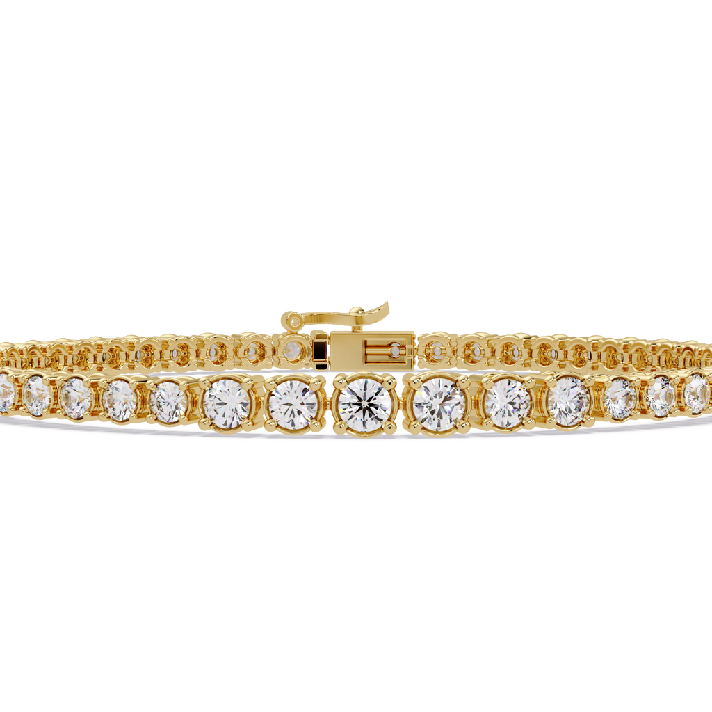 3.75 Carat Lab Grown Diamond Tennis Bracelet