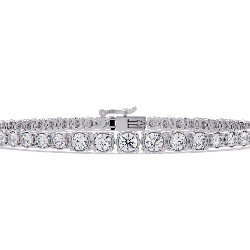 3.75 Carat Lab Grown Diamond Tennis Bracelet