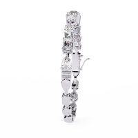 7 Carat Multi-Cut Lab Grown Diamond Bracelet