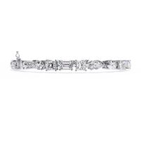 7 Carat Multi-Cut Lab Grown Diamond Bracelet