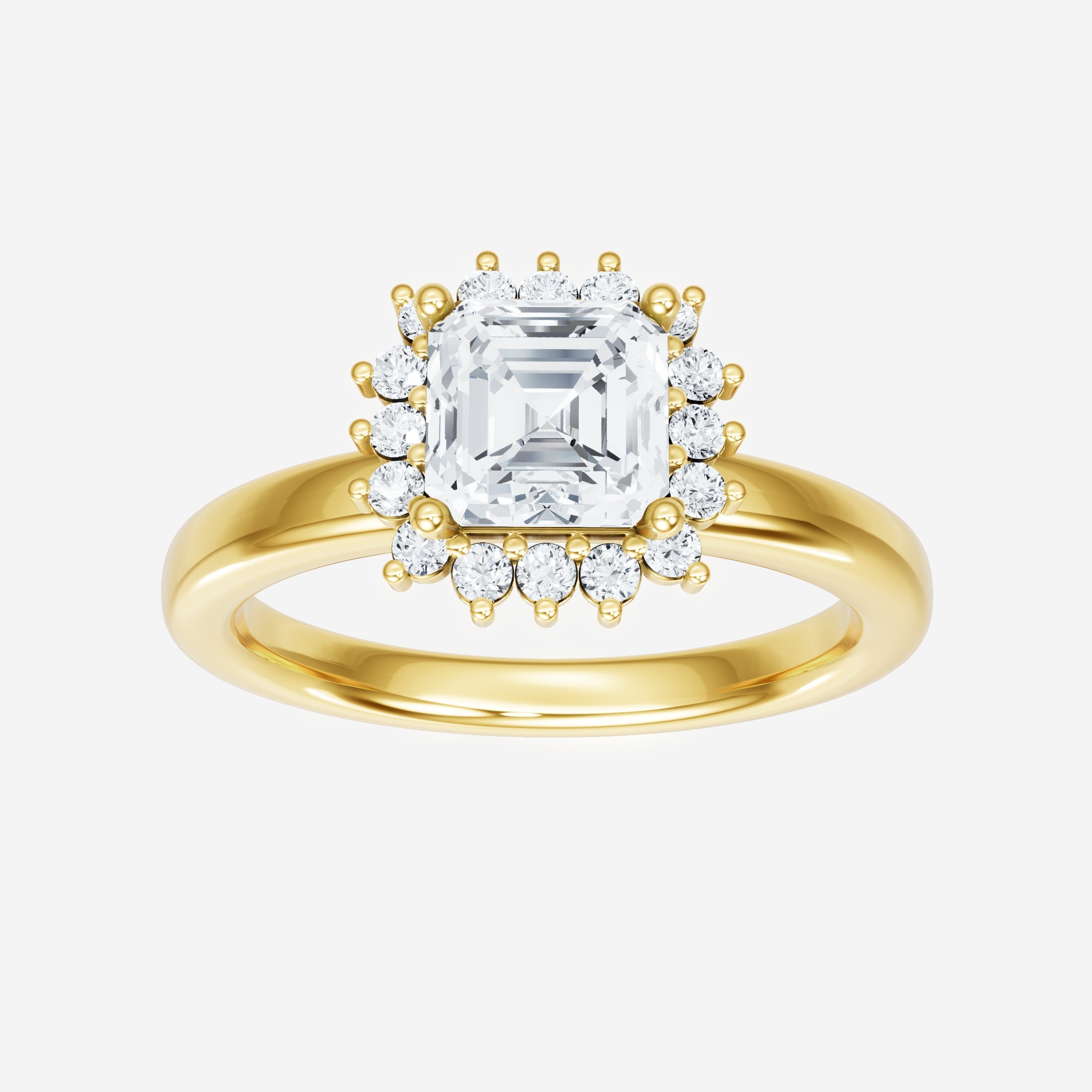 Asscher Artisan Ring