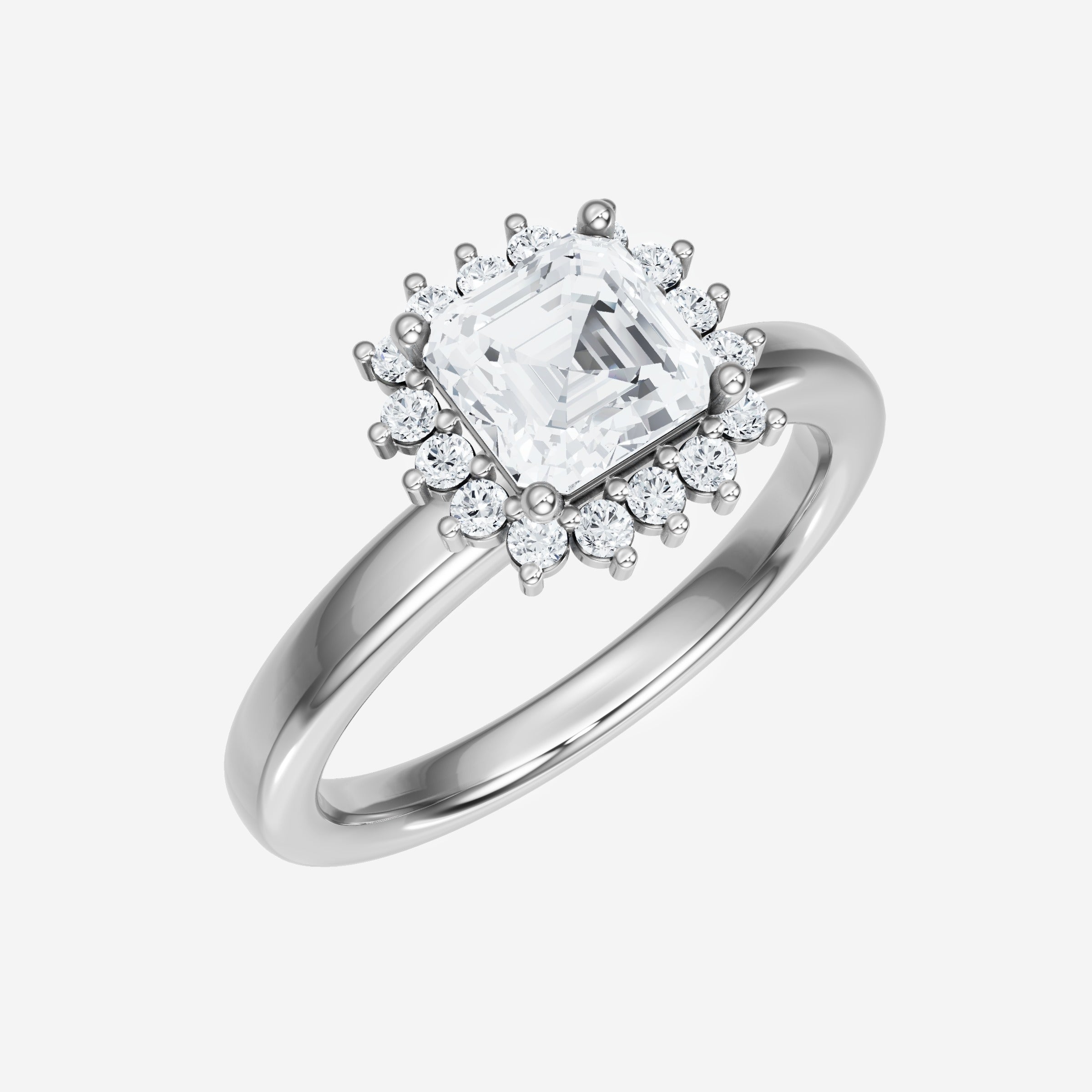 Asscher Artisan Ring
