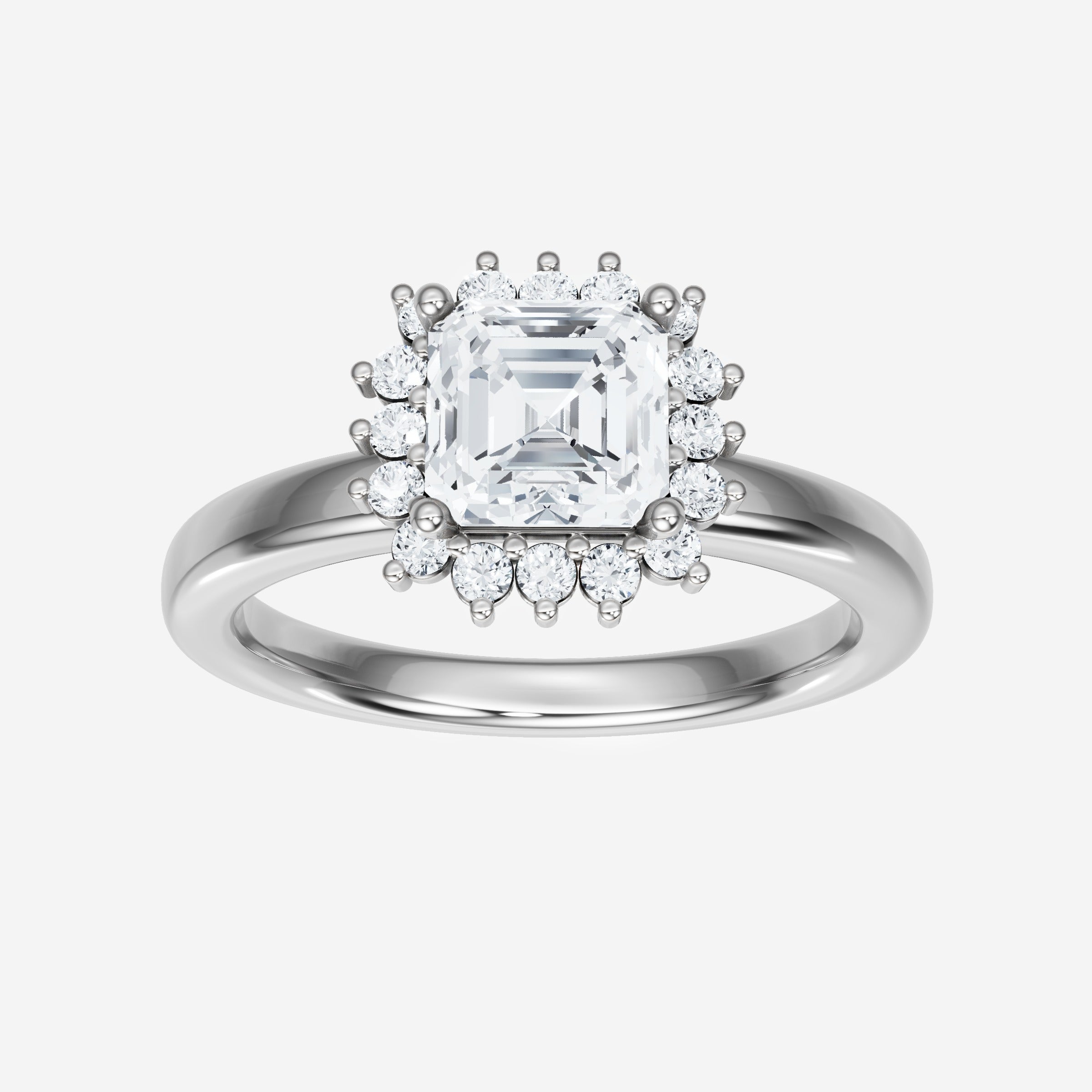 Asscher Artisan Ring