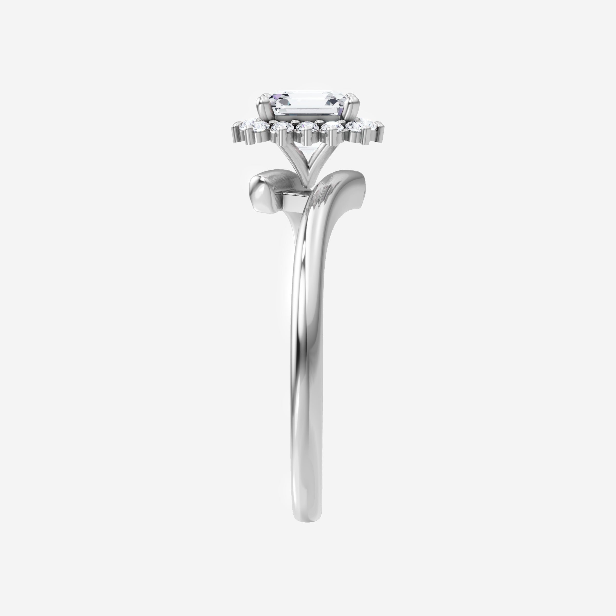 Asscher Shining Destiny Ring
