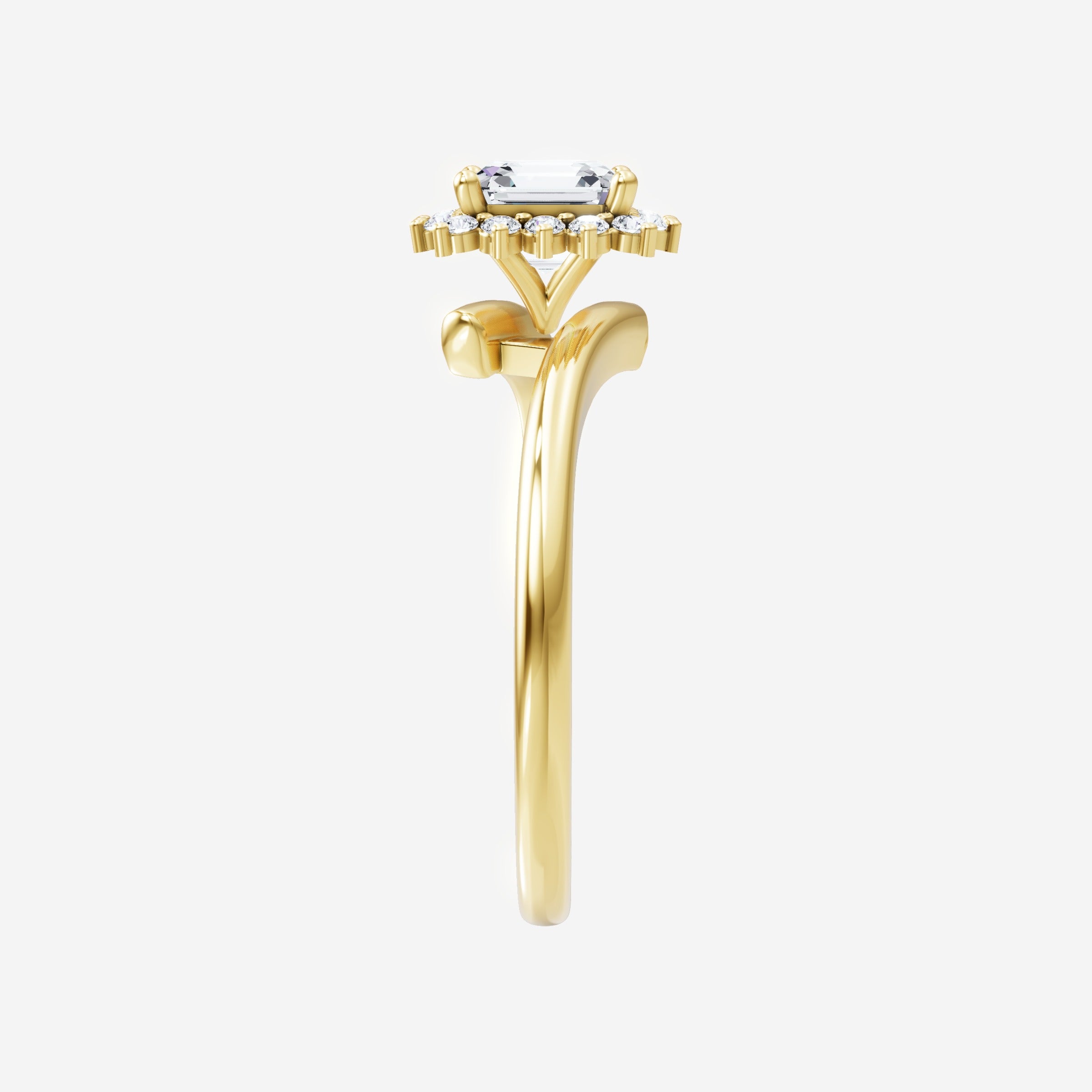 Asscher Shining Destiny Ring