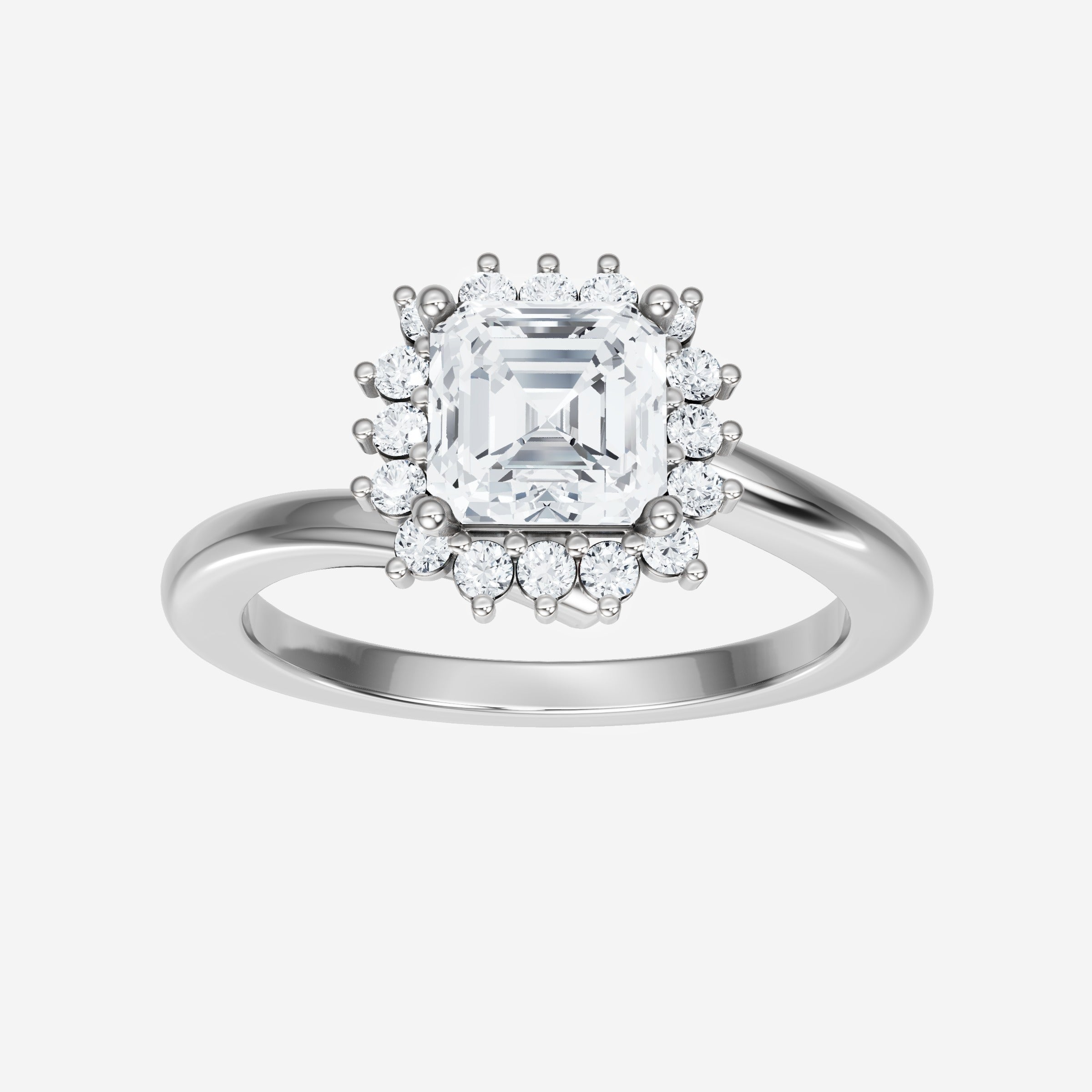 Asscher Artisan Ring