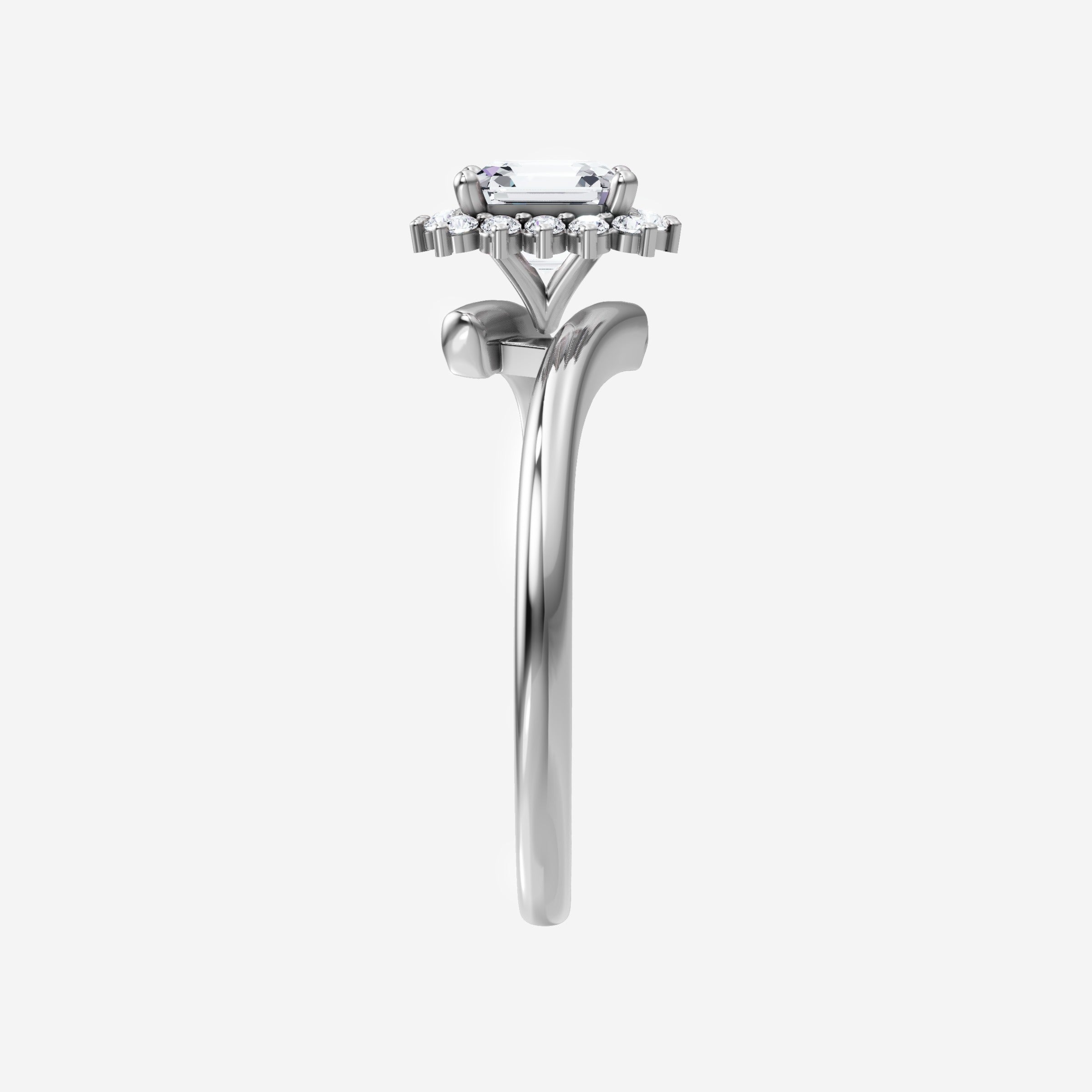 Asscher Shining Destiny Ring