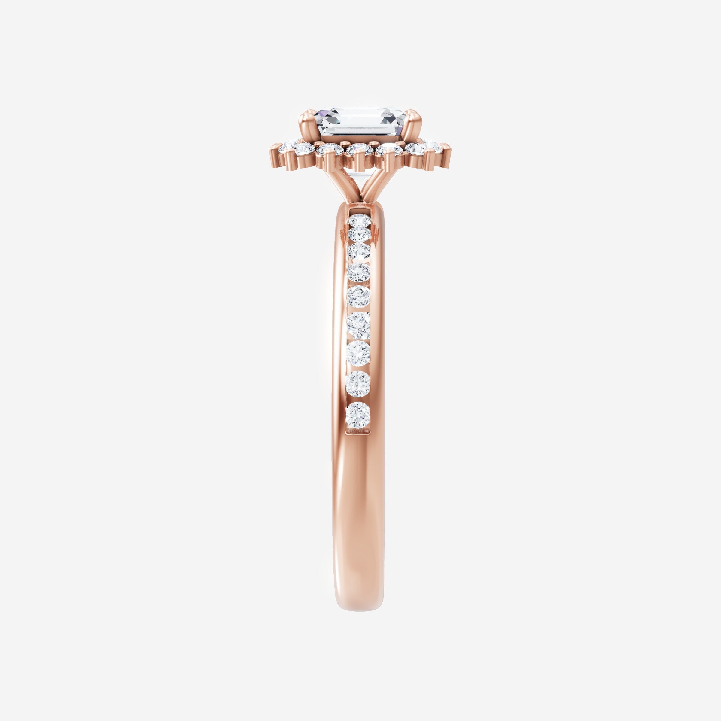 Asscher Shining Destiny Ring