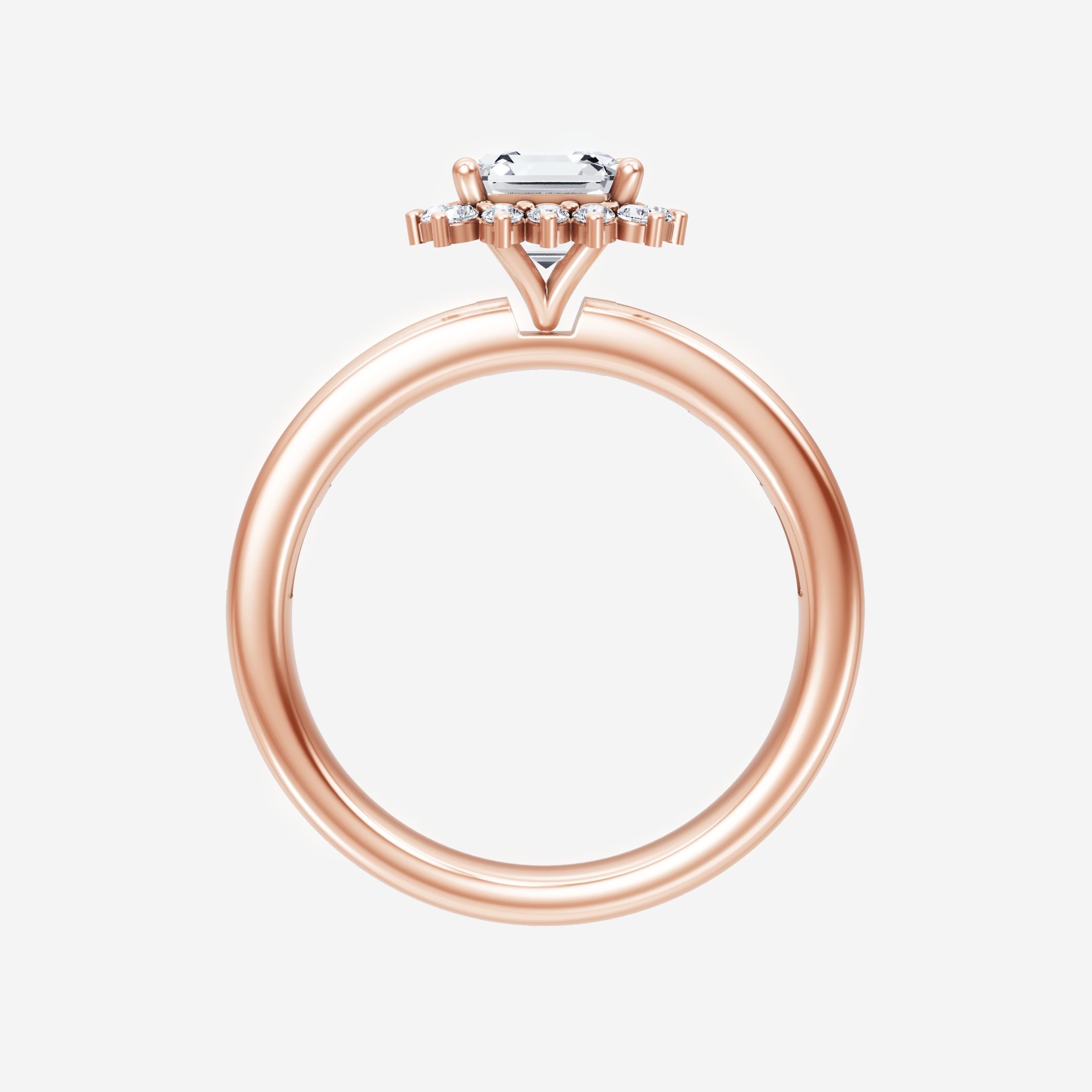 Asscher Shining Destiny Ring