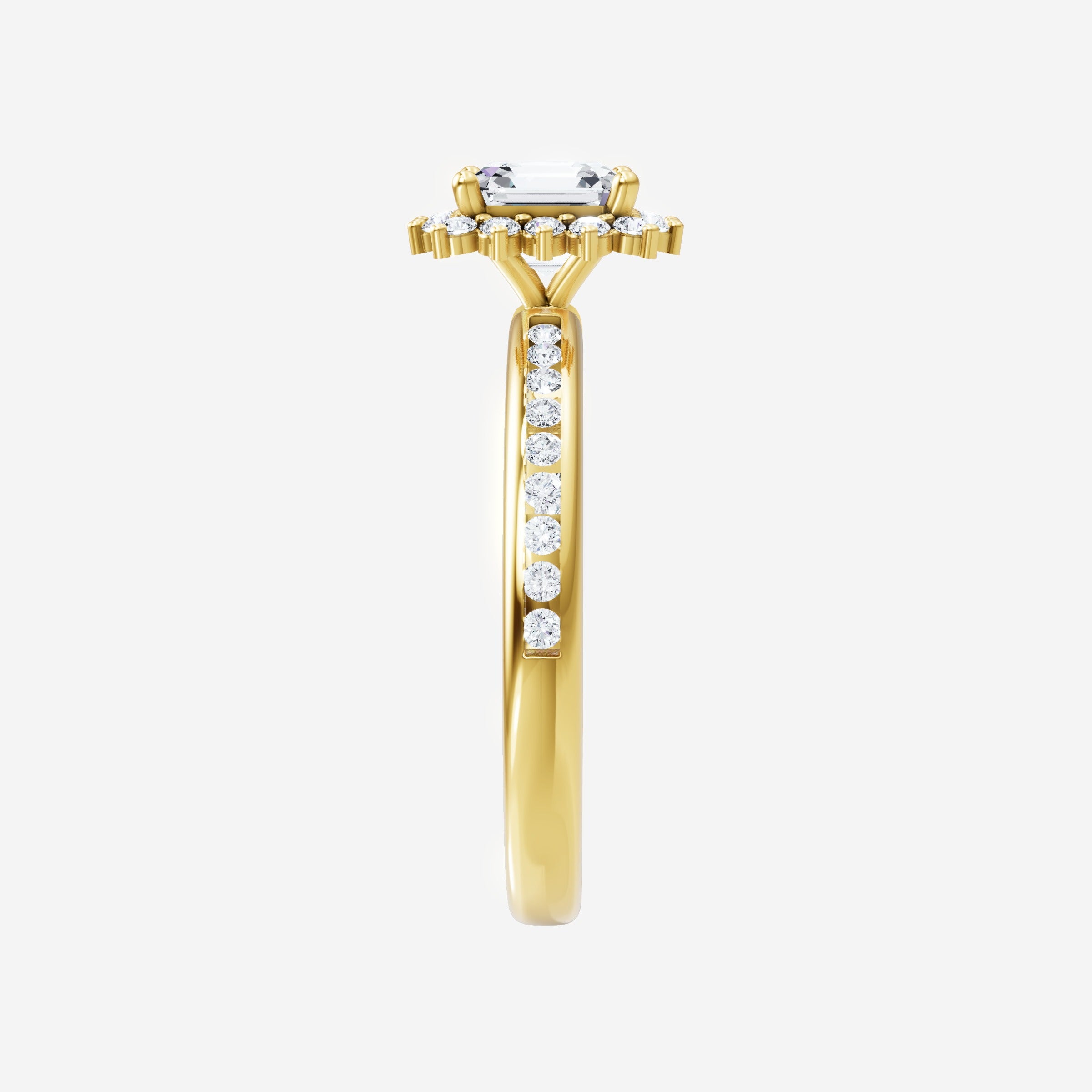 Asscher Shining Destiny Ring