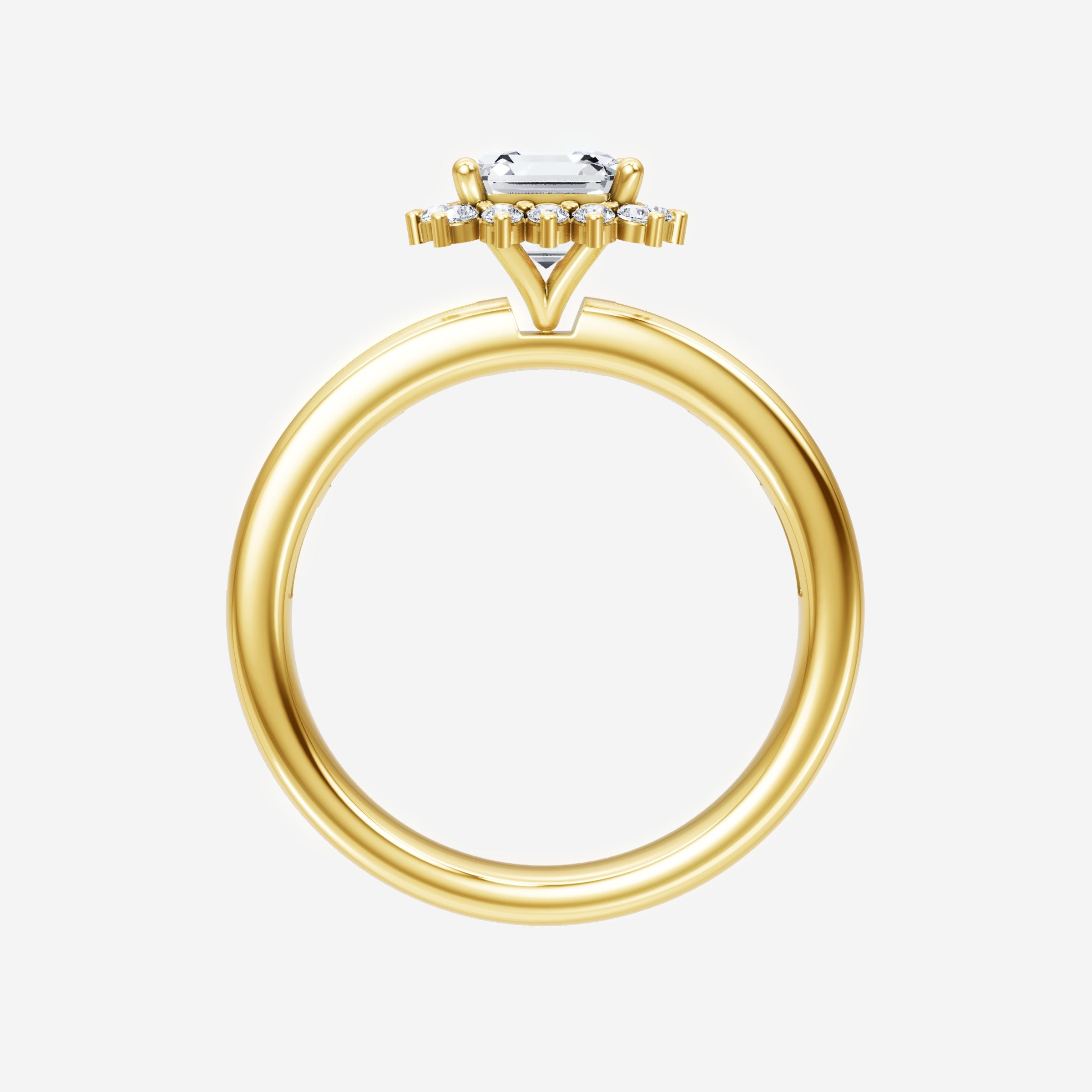 Asscher Shining Destiny Ring